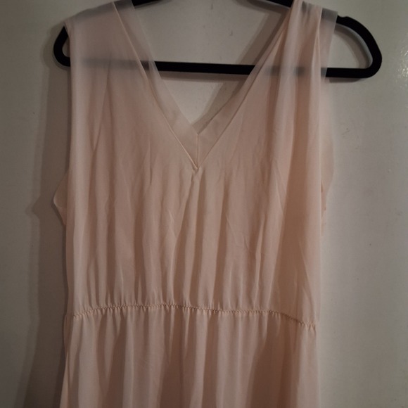 Vintage Silk Peignoir Negligee Pink Nightgown EUC STUNNING - Picture 8 of 9